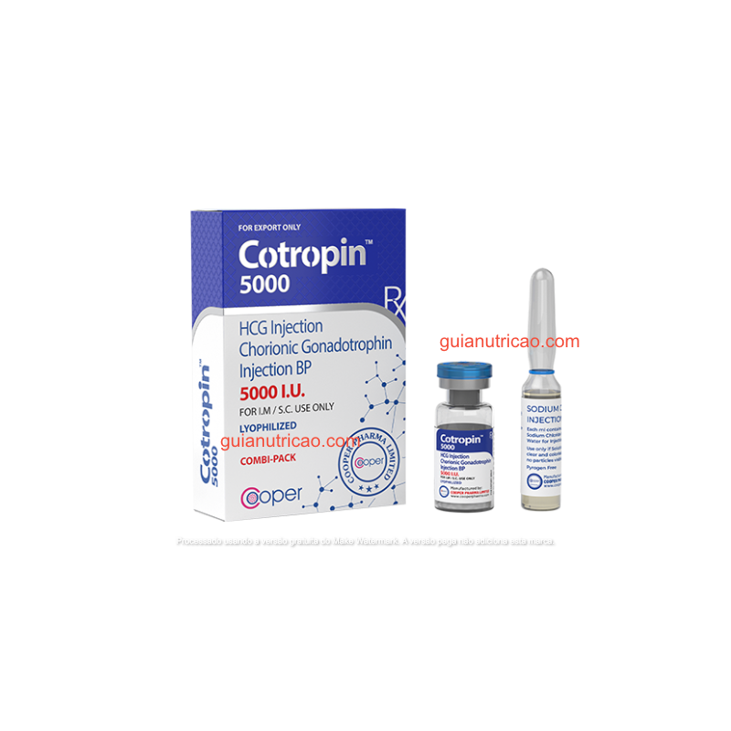 Cotropin 5000 UI (HCG) - Cooper Pharma