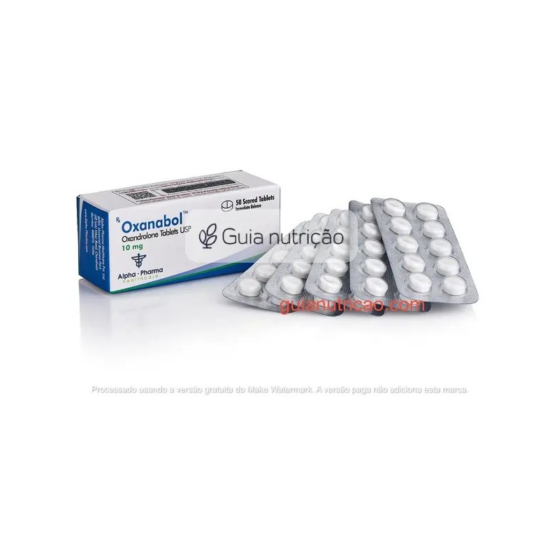 Oxandrolona (Oxanabol) 10mg 50 Comprimidos - Alpha Pharma Oxandrolona (Oxanabol) 10mg 50 Comprimidos - Alpha Pharma