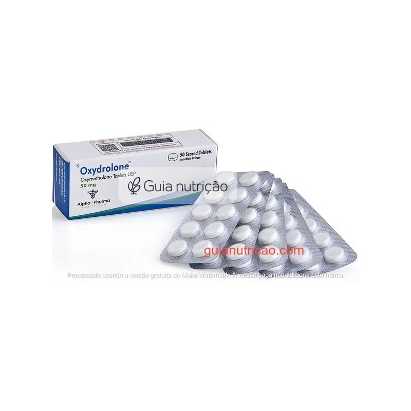 Hemogenin (Oximetolona) 50mg 50 Comprimidos - Alpha Pharma Hemogenin (Oximetolona) 50mg 50 Comprimidos - Alpha Pharma