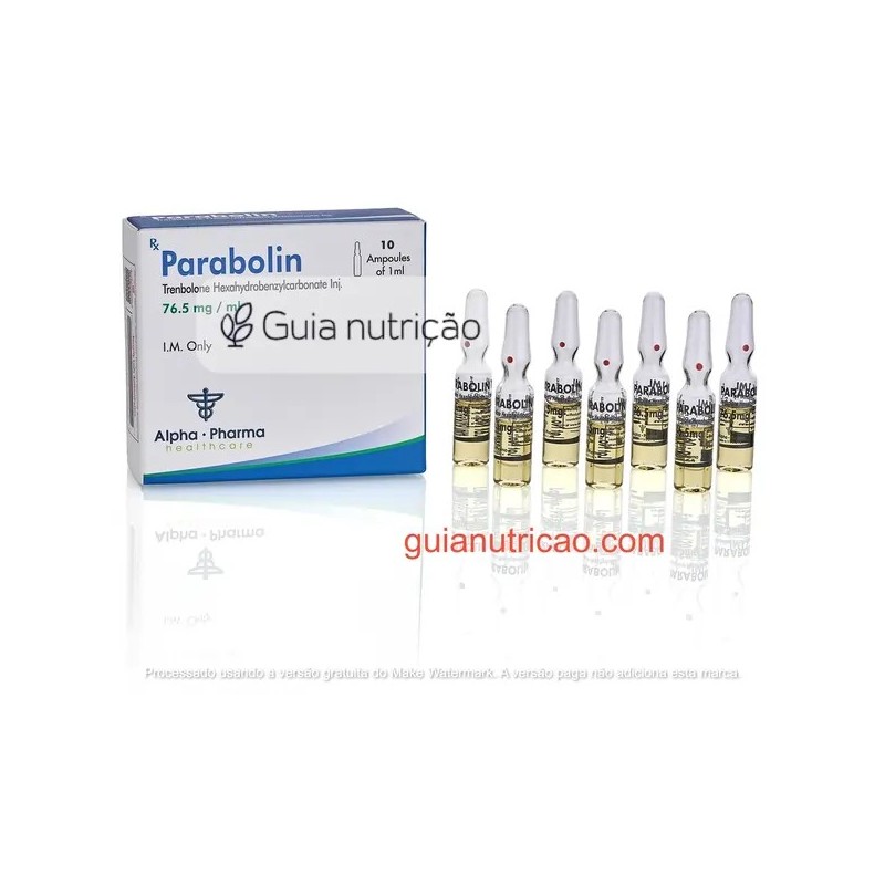 Trembolona Hexa (Parabolin) 76.5mg 10 Ampolas - Alpha Pharma Trembolona Hexa (Parabolin) 76.5mg 10 Ampolas - Alpha Pharma