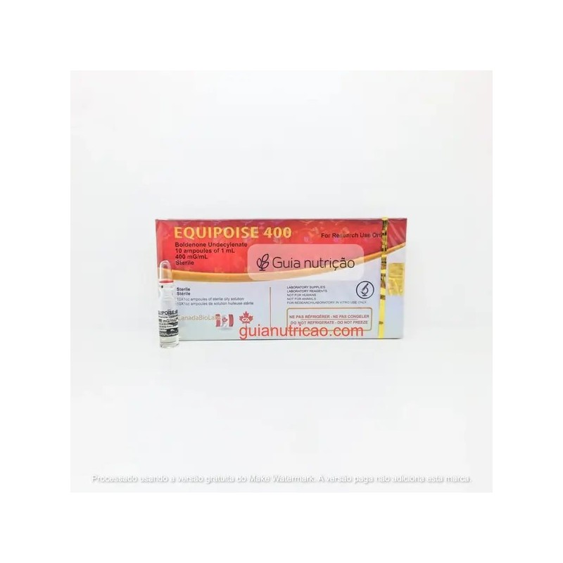 Boldenona (Equipoise) 400mg/ml 10 Ampolas - Canada Labs Boldenona (Equipoise) 400mg/ml 10 Ampolas - Canada Labs