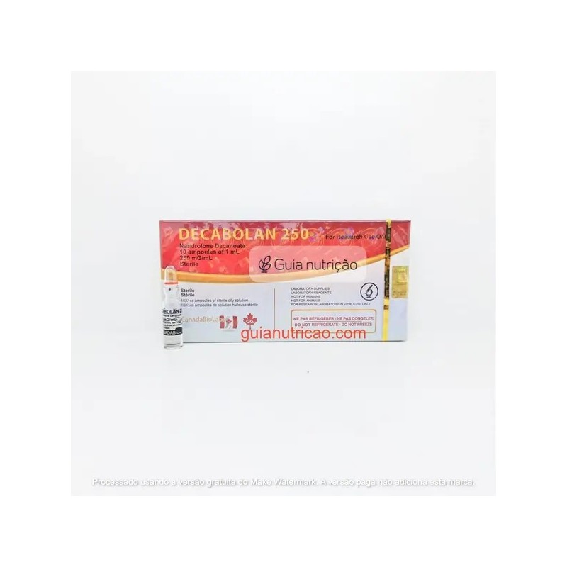 Decanoato de Nandrolona 10 Ampolas 250mg/ml - Canada Labs Decanoato de Nandrolona 10 Ampolas 250mg/ml - Canada Labs