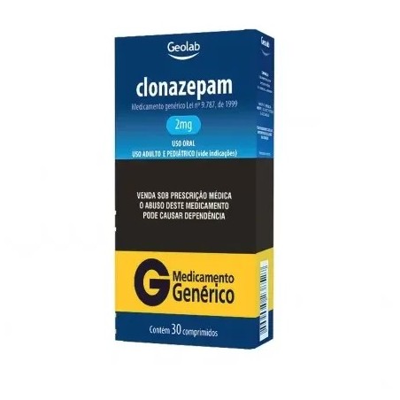 Clonazepam 2mg 30 Comprimidos Genérico: Comprar, Preço e Guia Completo