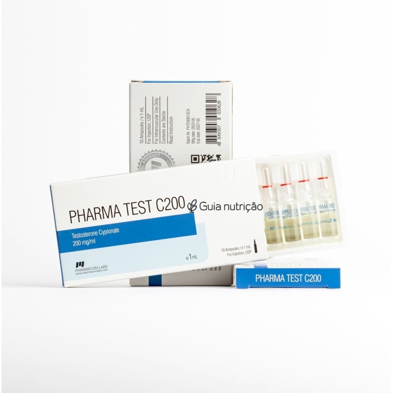 Cipionato de Testosterona 200mg/ml 10 Ampolas - Pharmacom