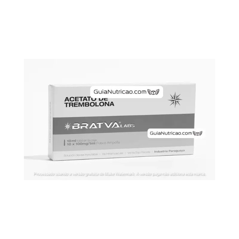 Trembolona Acetato 100mg 10 Ampolas - Bratva Labs