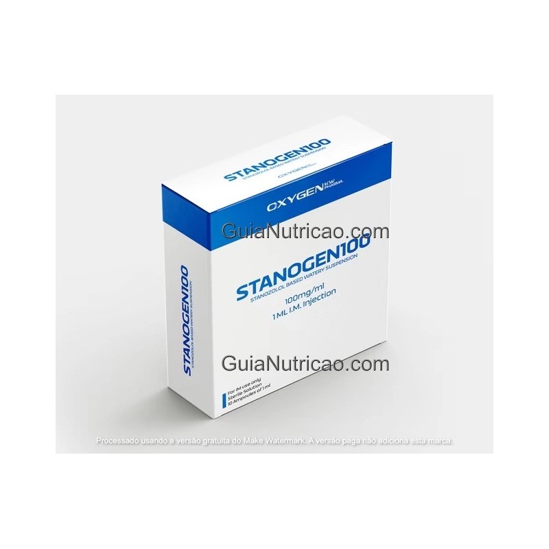 Stanozolol (Suspensão) 100mg/ml 10x1ml - Oxygen KW