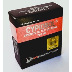 Cipionato de testosterona 250mg/ml 10 ampolas - IDN Pharmatech