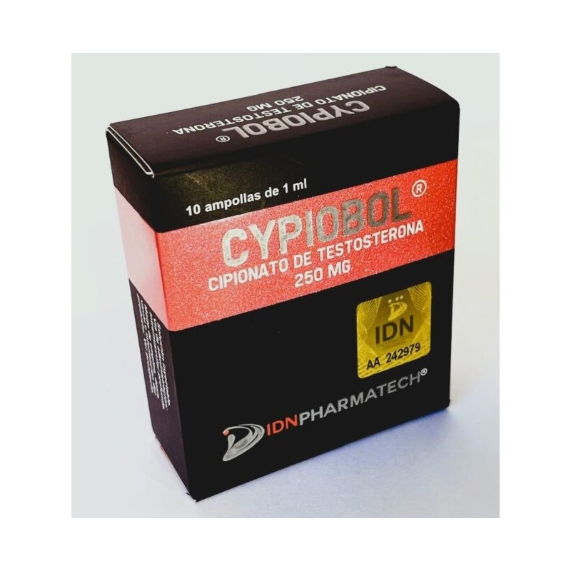 Cipionato de testosterona 250mg/ml 10 ampolas - IDN Pharmatech