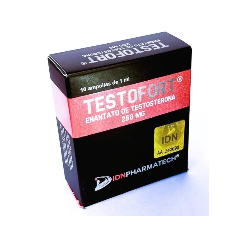 Enantato de testosterona 250mg/ml 10 ampolas - IDN Pharmatech