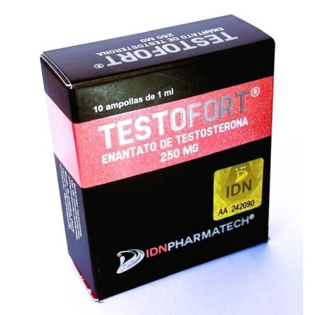 Enantato de testosterona 250mg/ml 10 ampolas - IDN Pharmatech