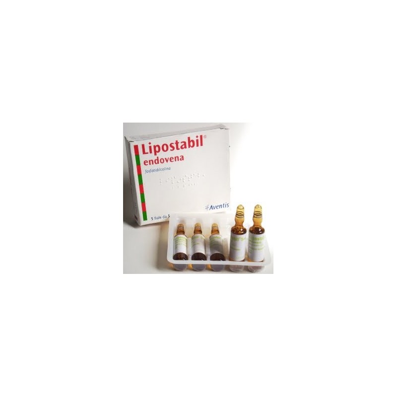 Lipostabil aventis 5 ampolas