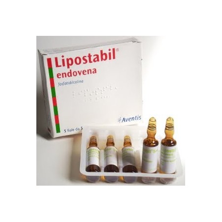 Lipostabil aventis 5 ampolas