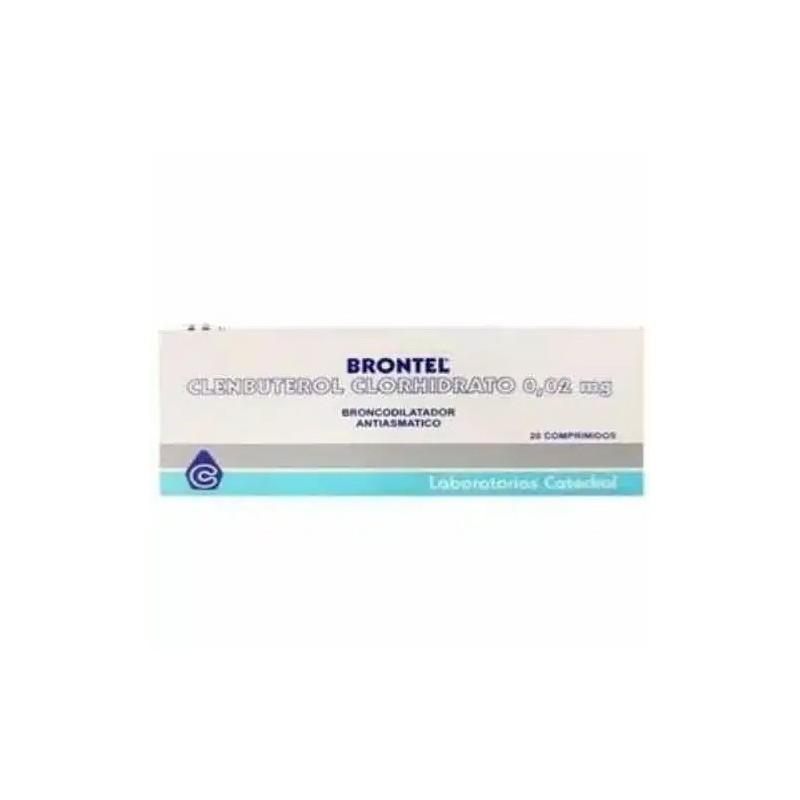 Clembuterol Brontel 0,02mg 20 Comprimidos Clembuterol Brontel 0,02mg 20 Comprimidos