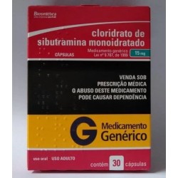 Sibutramina 15mg 30 cápsulas - Biosintética